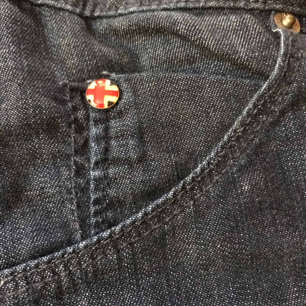 1970’s style Hudson bell bottom denim jeans. (28x30) - Picture 4 of 12
